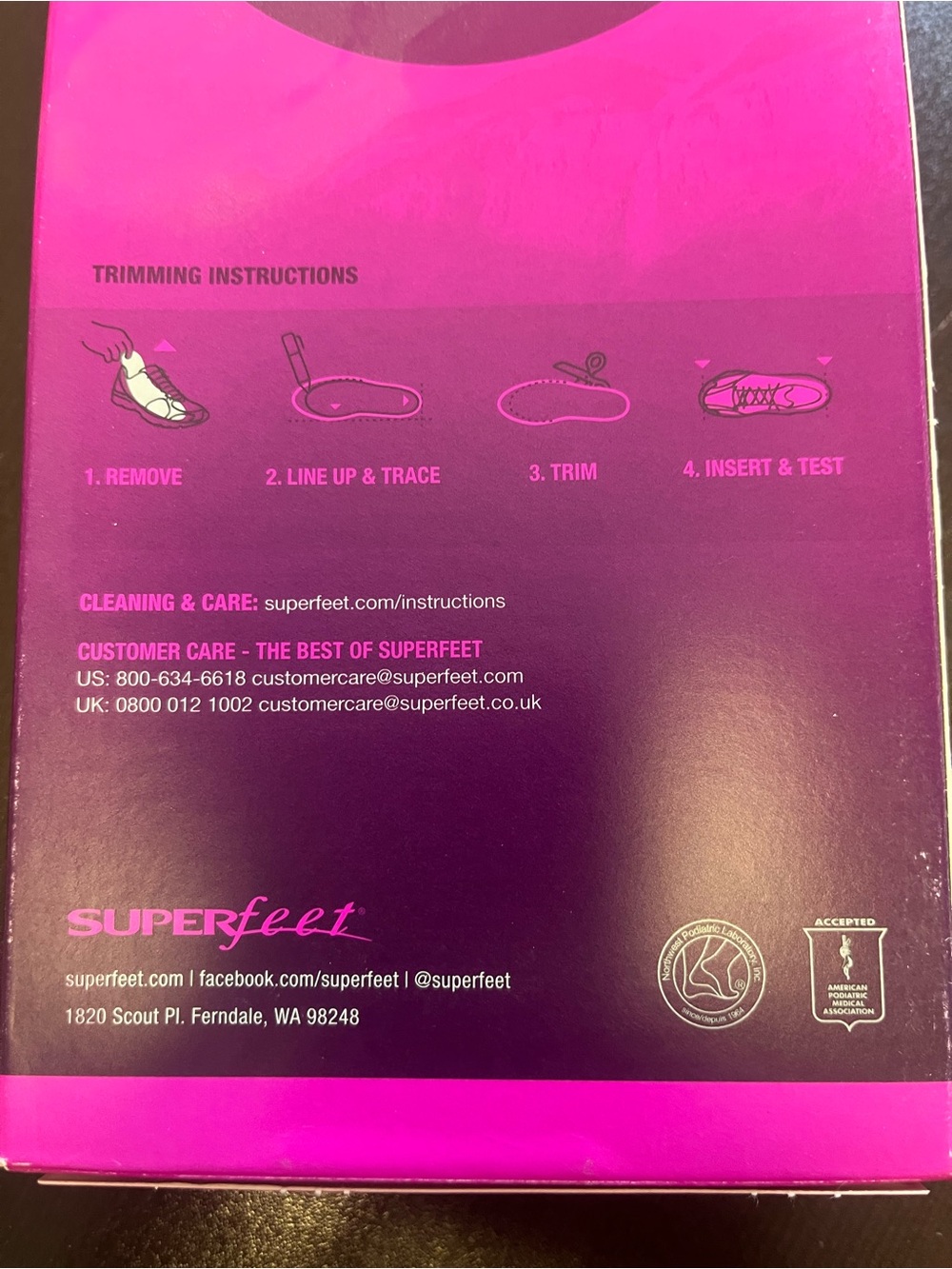 Superfeet Women’s Berry Full-Length Insoles - Berry Pink - Picture 3 of 5